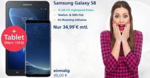 Samsung Galaxy S8 Handyvertrag junge Leute