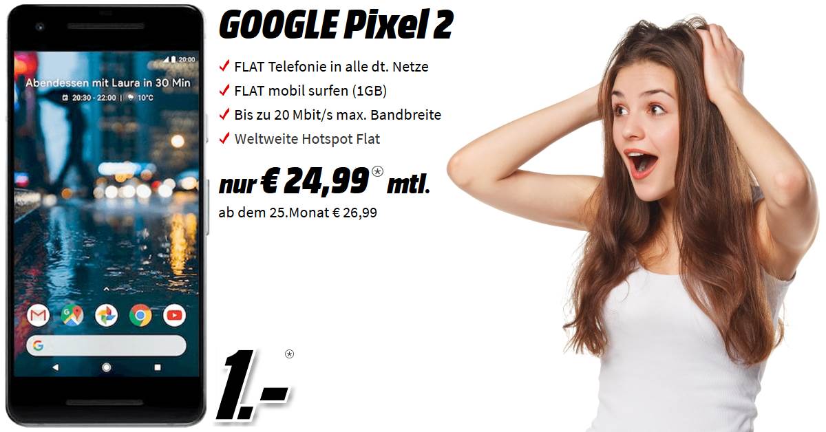 Google Pixel 2 Handy Tarifvergleich