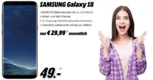 Handyvertrag Samsung Galaxy S8 mit 10 GB LTE