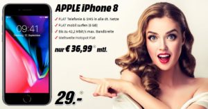 Apple iPhone 8 Handyvertrag im Top-D-Netz