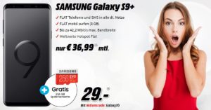 Galaxy S9+ Handyvertrag Mega-Aktionspreis