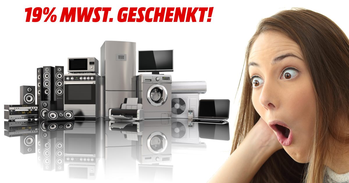 Mega-Deal - 19 Prozent Mehrwertsteuer geschenkt