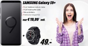 Samsung Galaxy S9+ Handyvertrag mit Gear S3 - Red-Sale-Top-Deal