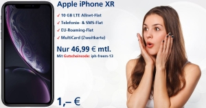 iPhone XR Gutschein-Aktion