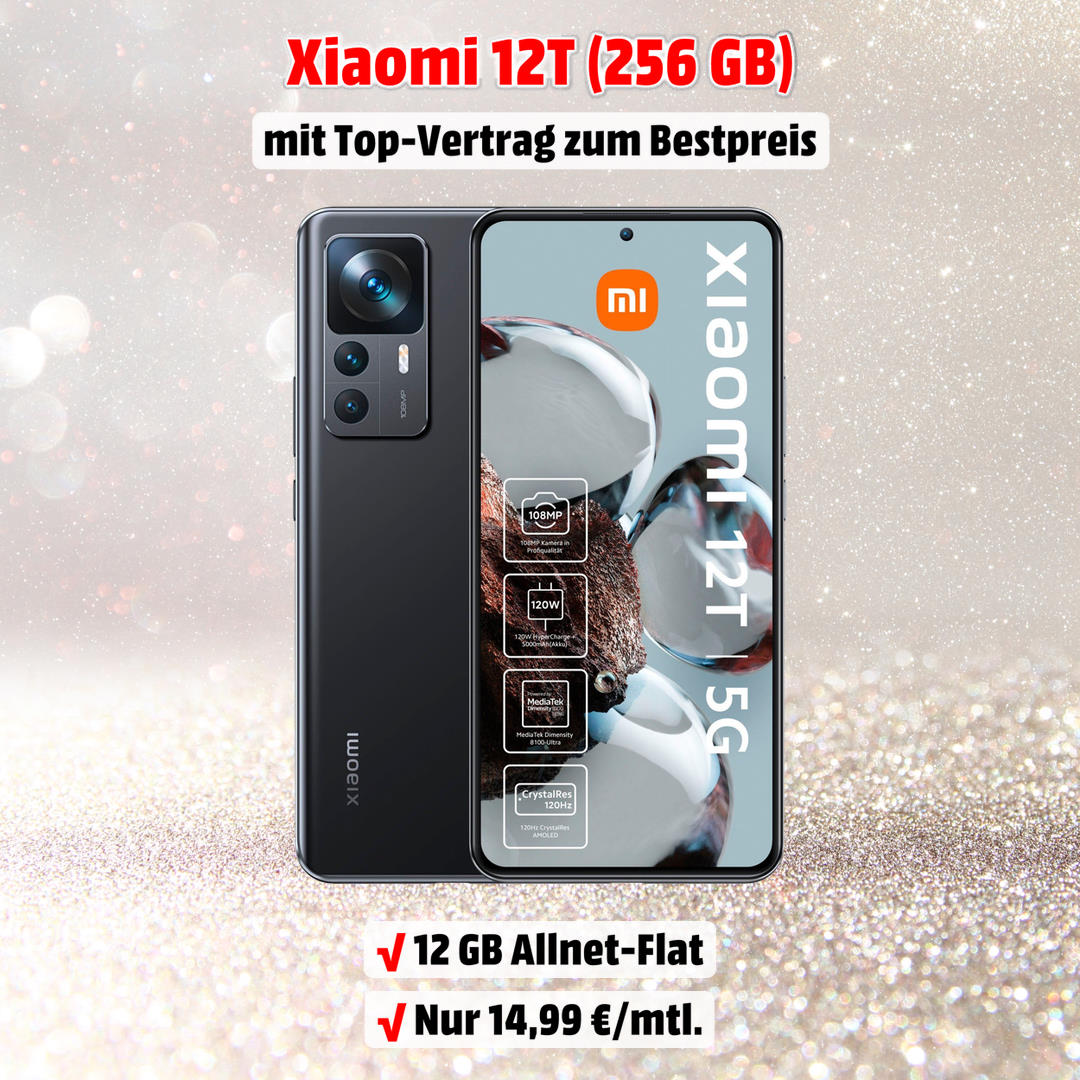 Xiaomi 12T mit Handyvertrag