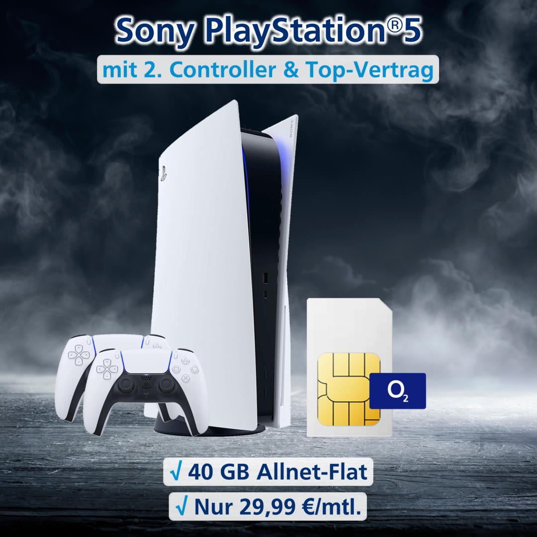 Playstation 5 Handyvertrag und zweitem Controller