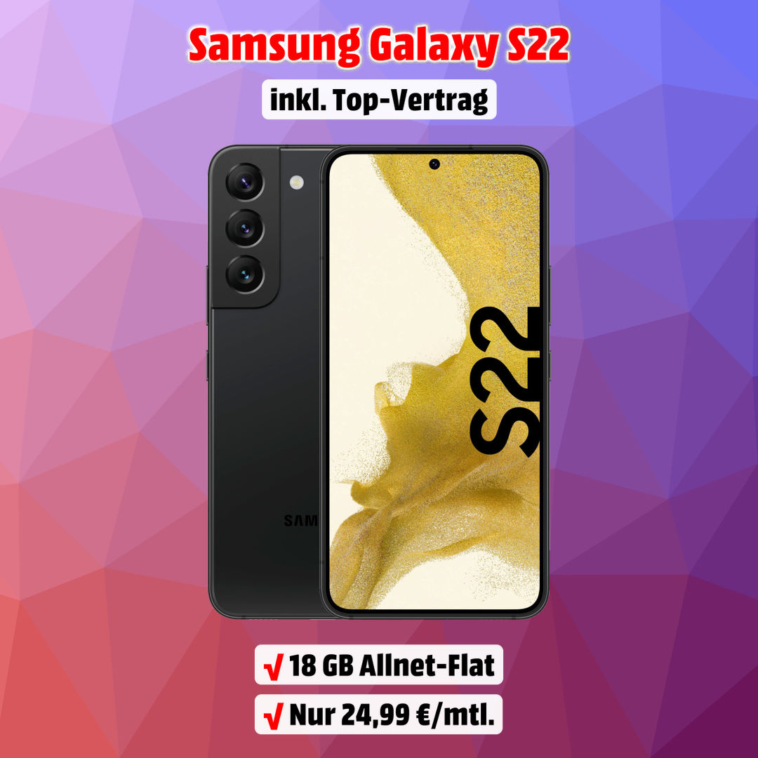 Samsung Galaxy S22 mit Vertrag o2