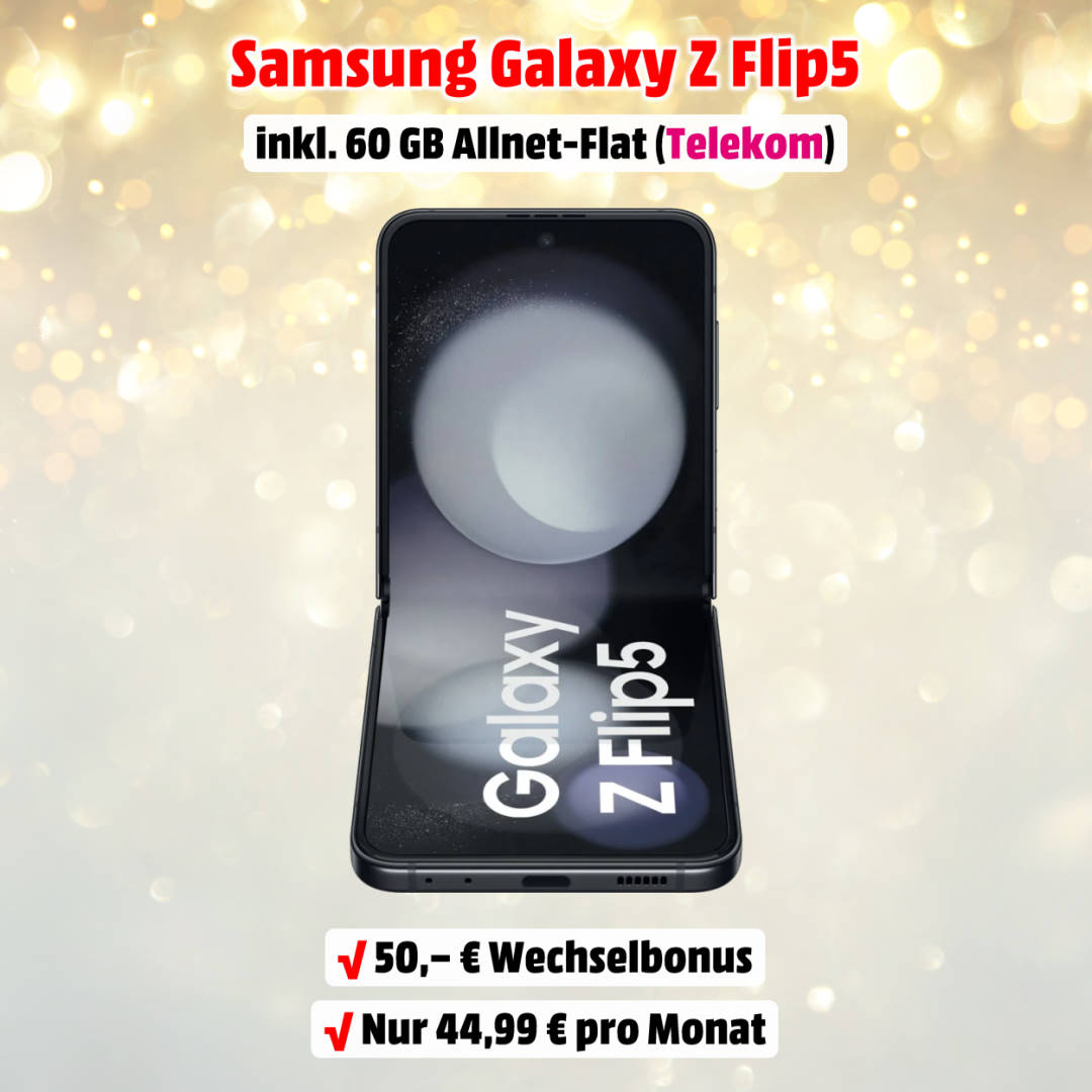 Samsung Galaxy Z Flip5 mit Vertrag im Telekom-Netz