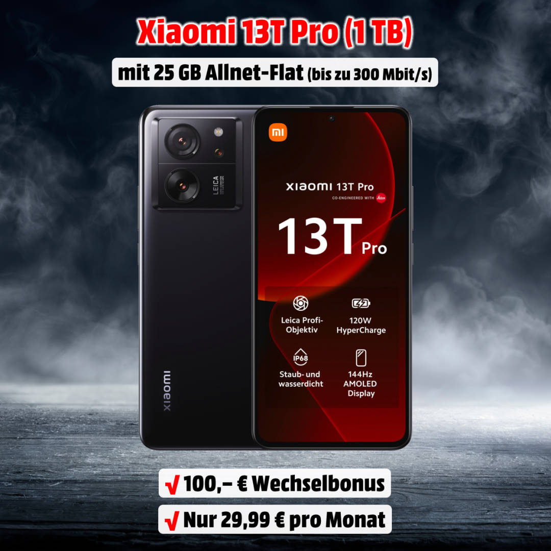 Xiaomi 13T Pro mit Vertrag