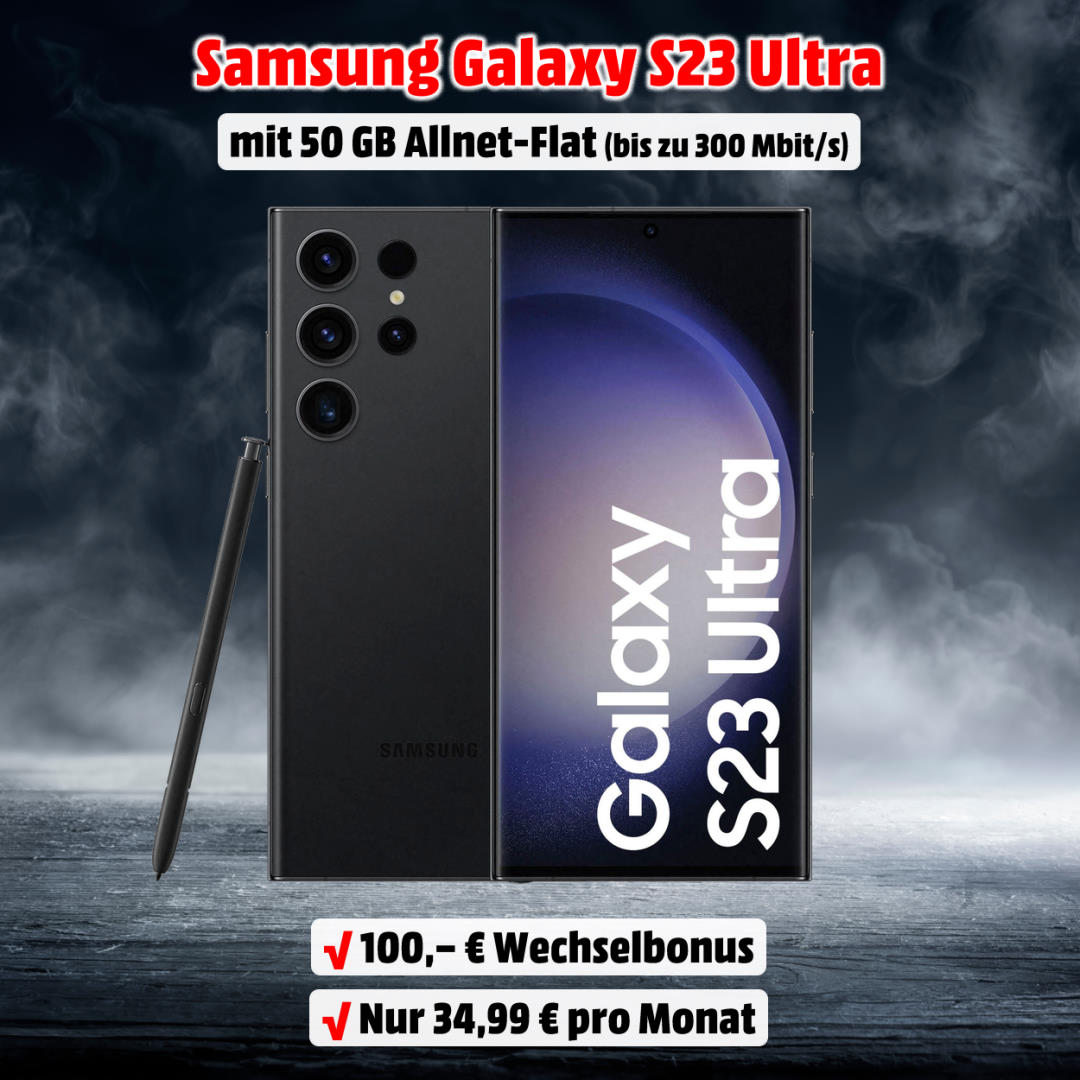 Samsung Galaxy S23 Ultra mit Vertrag im Netz von o2