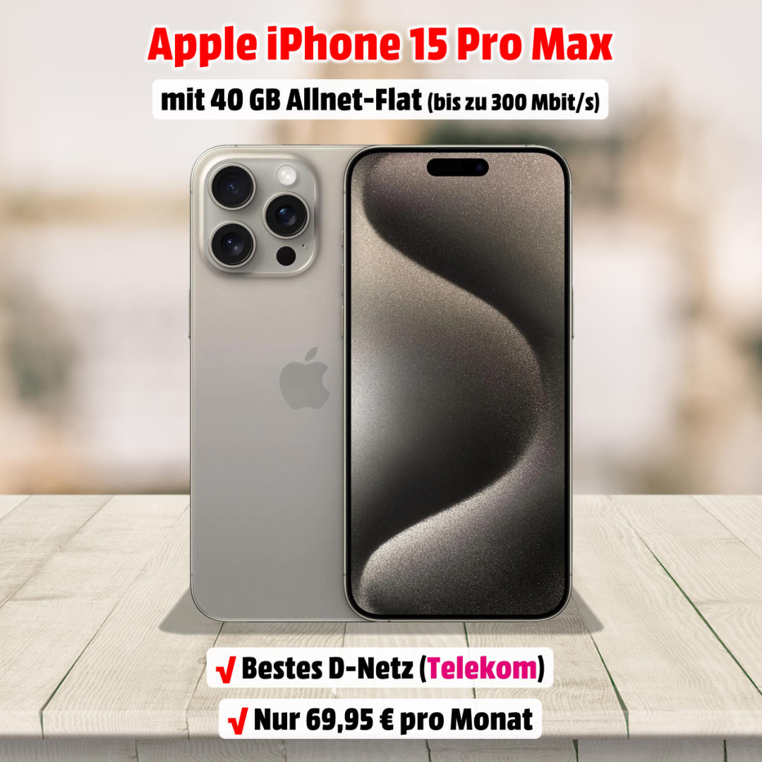 iPhone 15 Pro Max mit Vertrag