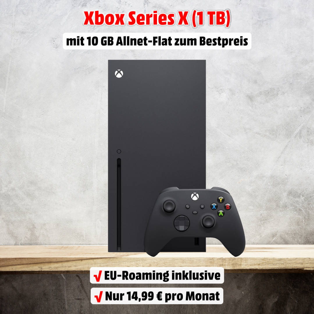 Xbox Series X mit Vertrag