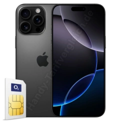 Apple iPhone 16 Pro Max mit Vertrag im Netz von o2 - Telefónica