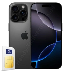 Apple iPhone 16 Pro mit Vertrag im Netz von o2 - Telefónica