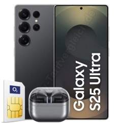 Samsung Galaxy S25 Ultra mit Galaxy Buds3 Pro und Vertrag im Netz von o2 - Telefónica