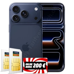 Apple iPhone 17 Pro mit 2 Verträgen im D-Netz von Vodafone und 200 Euro Cashback - Freenet