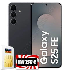 Samsung Galaxy S25 FE mit Vertrag im D-Netz von Vodafone und 150 Euro Cashback - Freenet