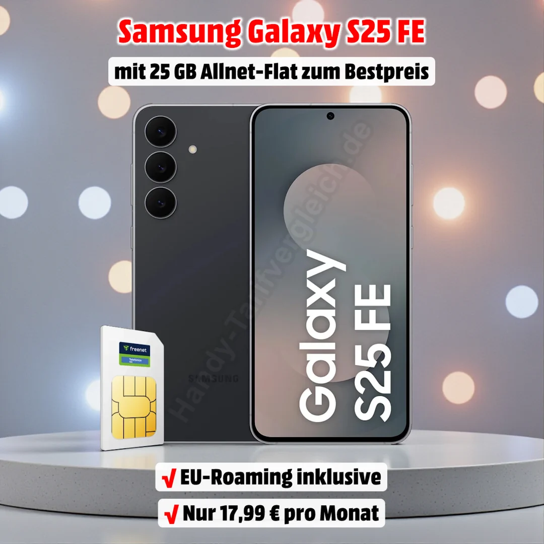 Samsung Galaxy S25 FE mit Top-Vertrag zum Bestpreis