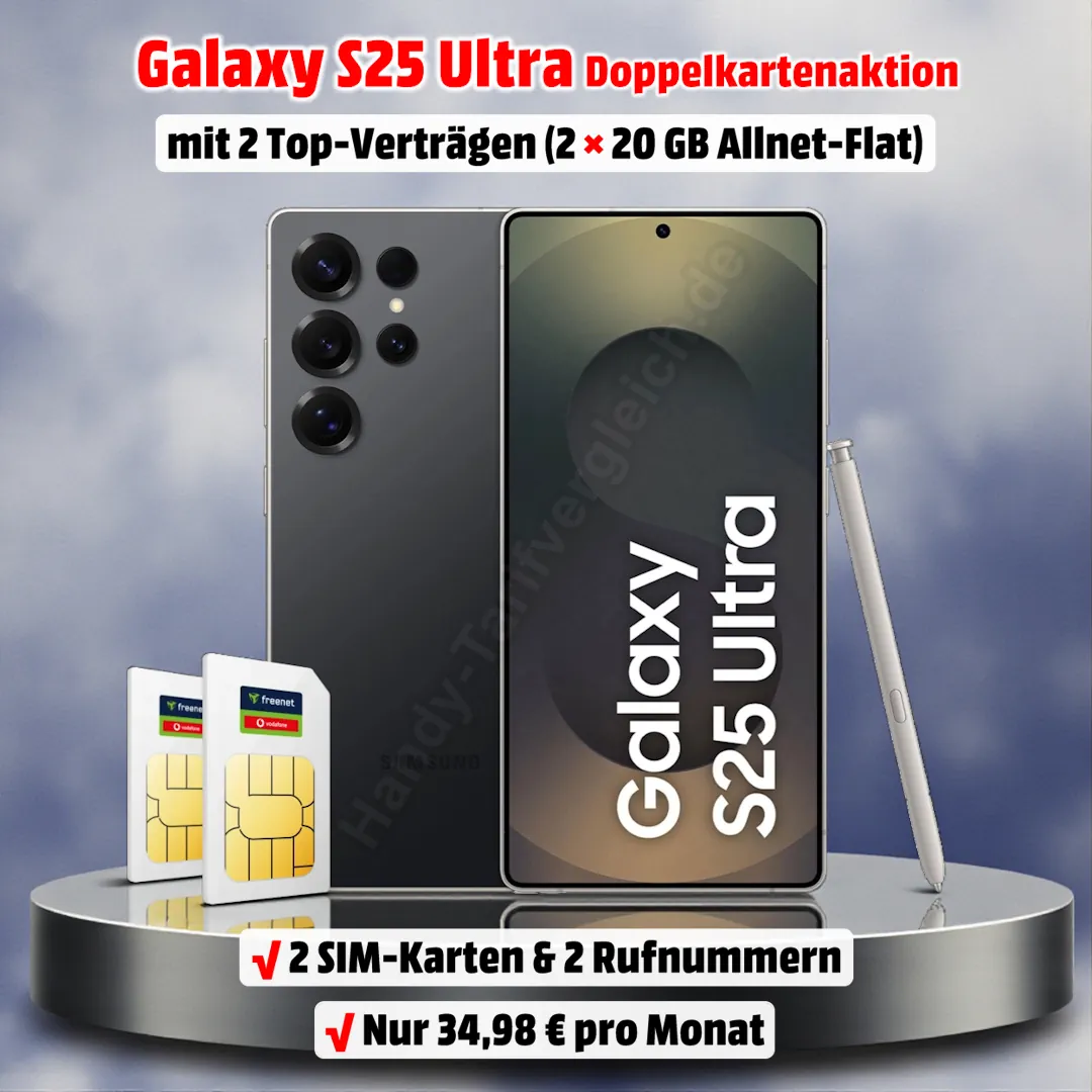 Samsung Galaxy S25 Ultra mit 2 Top-Verträgen im Vodafone-Netz