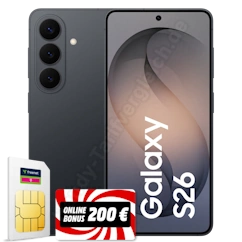 Samsung Galaxy S26 mit 200 Euro Cashback Vertrag im D-Netz der Telekom - Freenet