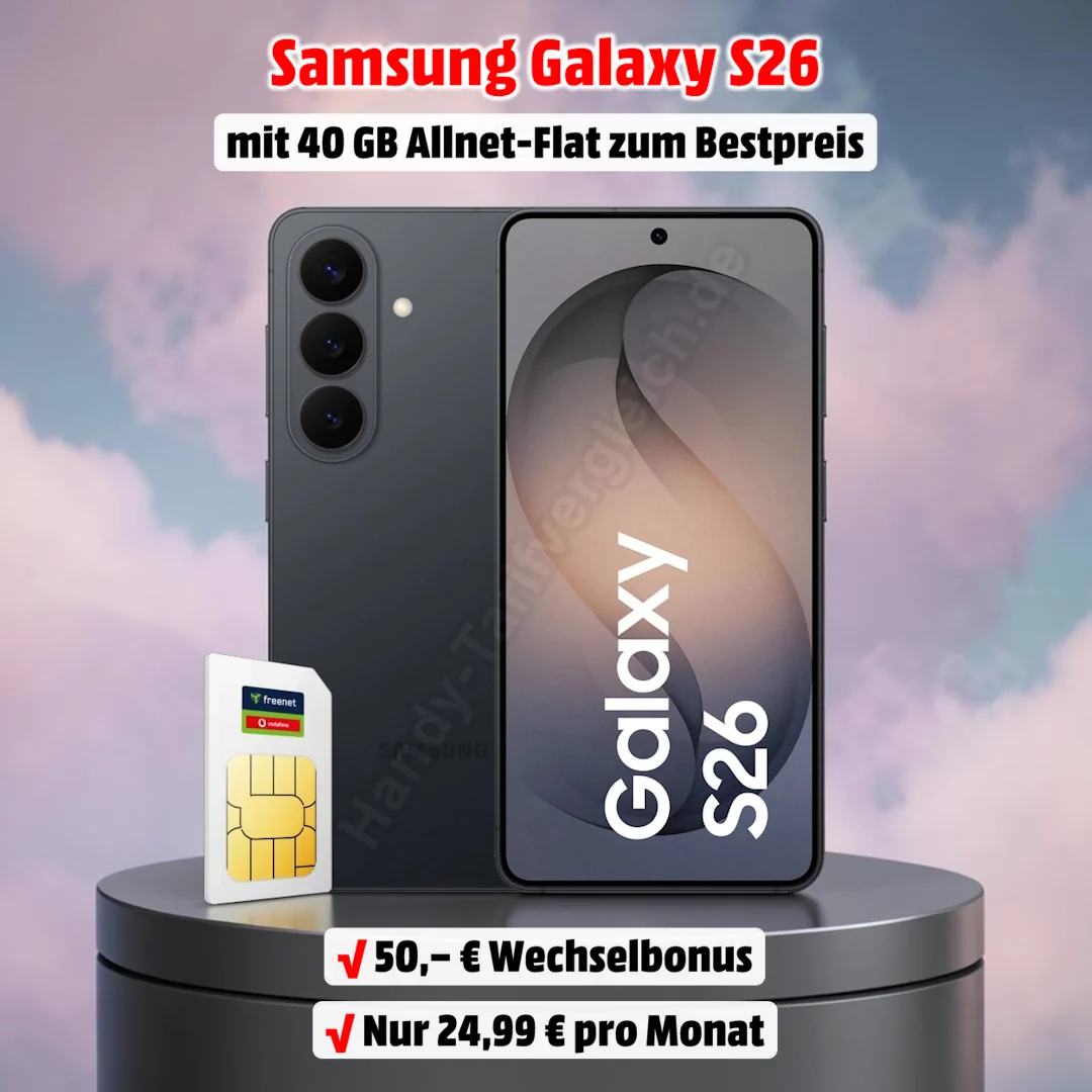 Samsung Galaxy S26 mit Vertrag im Vodafone-Netz