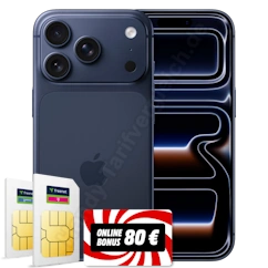Apple iPhone 17 Pro mit 2 Verträgen im Telekom- und o2-Netz sowie 80 Euro Cashback - Freenet