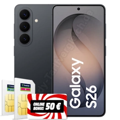Samsung Galaxy S26 mit 2 Verträgen im Telekom- und o2-Netz sowie 50 Euro Cashback - Freenet