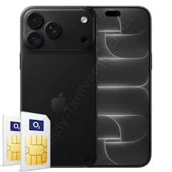 Apple iPhone 18 Pro Max mit 2 Verträgen im Netz von o2 - Telefónica